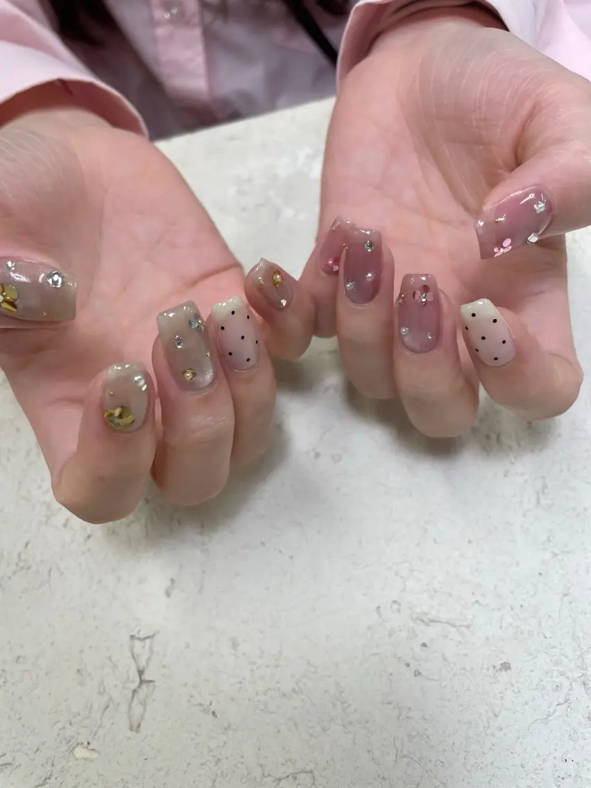 ネイル ハンドネイル nuás ニュアーズ miaのネイルデザイン