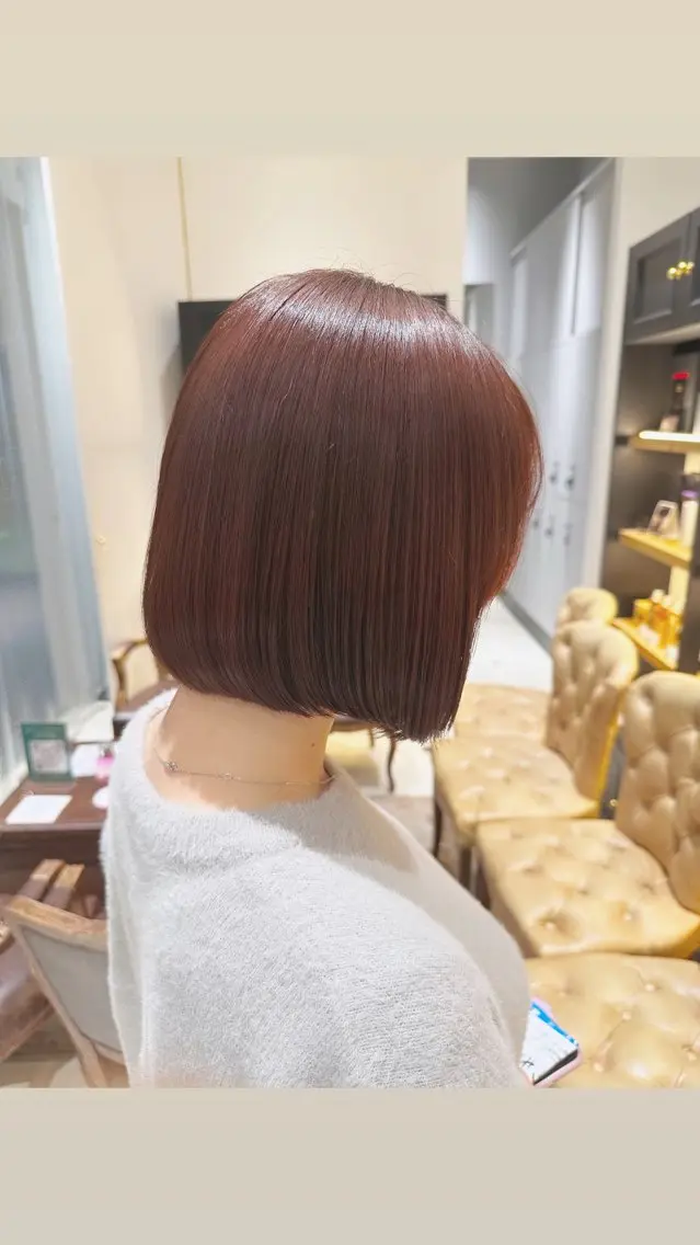 ミディアム 角本 ゆあんのヘアスタイル