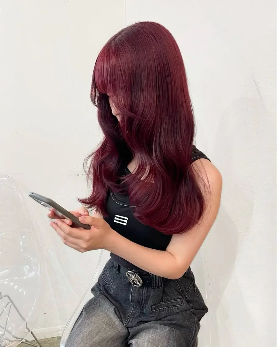 ロング カラー ヘアカラー 大阪梅田/ イマムラミヅキのヘアスタイル