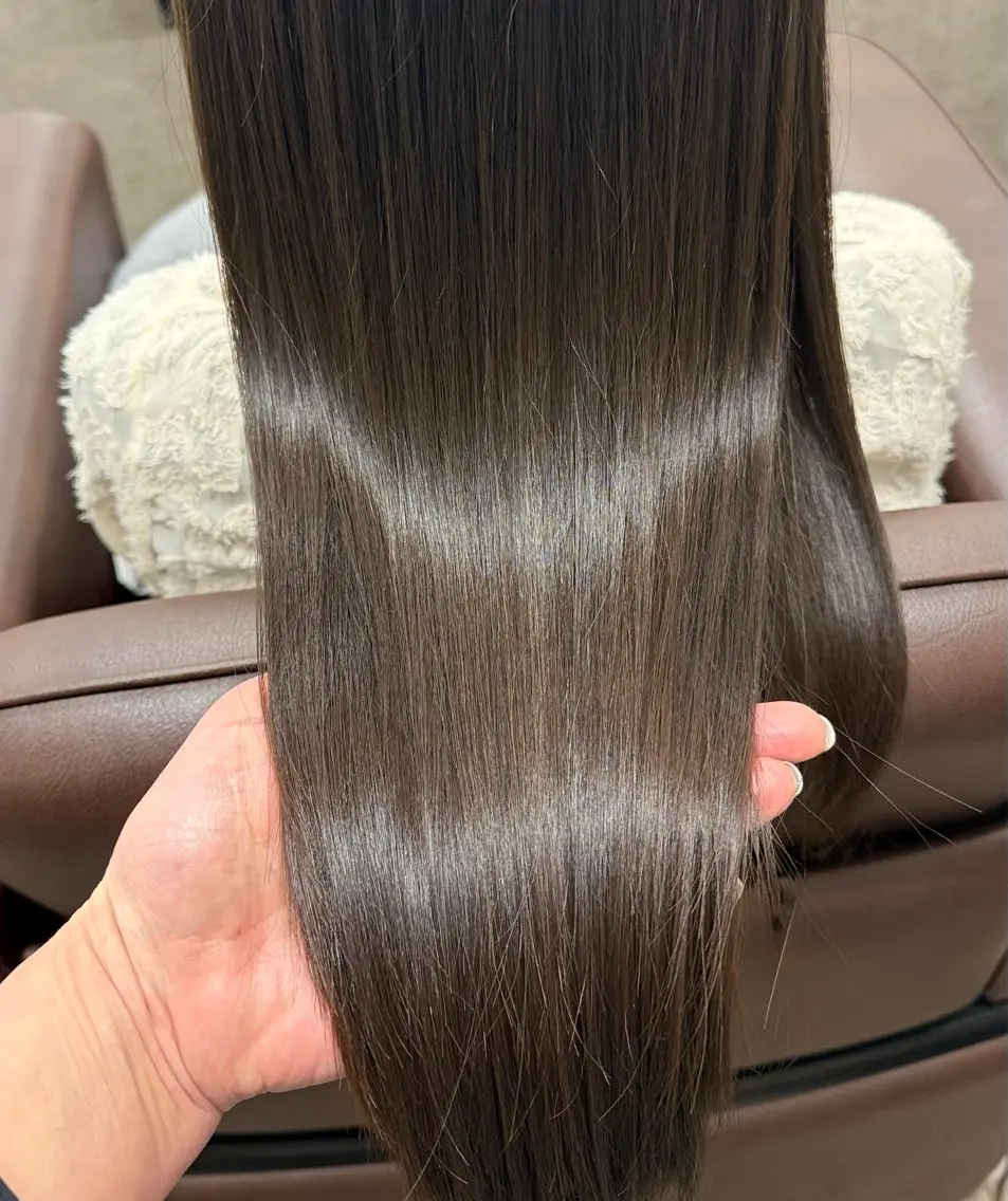 ロング カット トリートメント 半個室 サロン🪽新宿3丁目のヘアスタイル