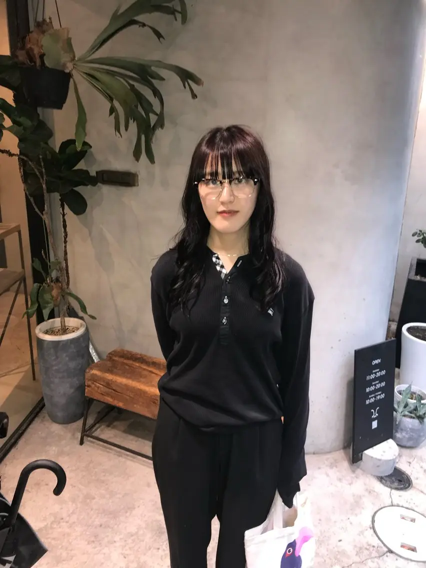 セミロング カラー kanon sekoのヘアスタイル