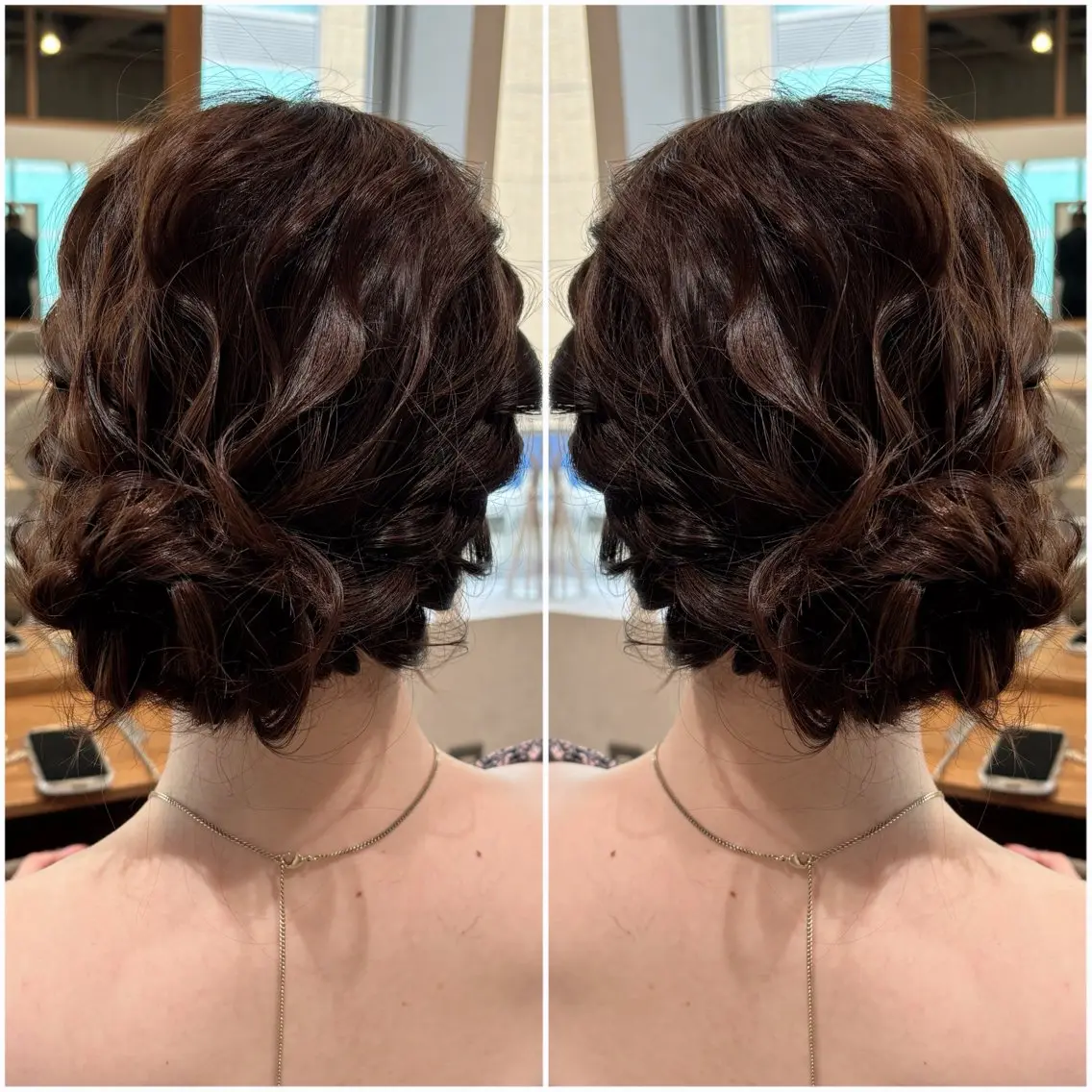 セミロング ヘアアレンジ ヘアセット 韓国hair🦋 Nanaのヘアスタイル