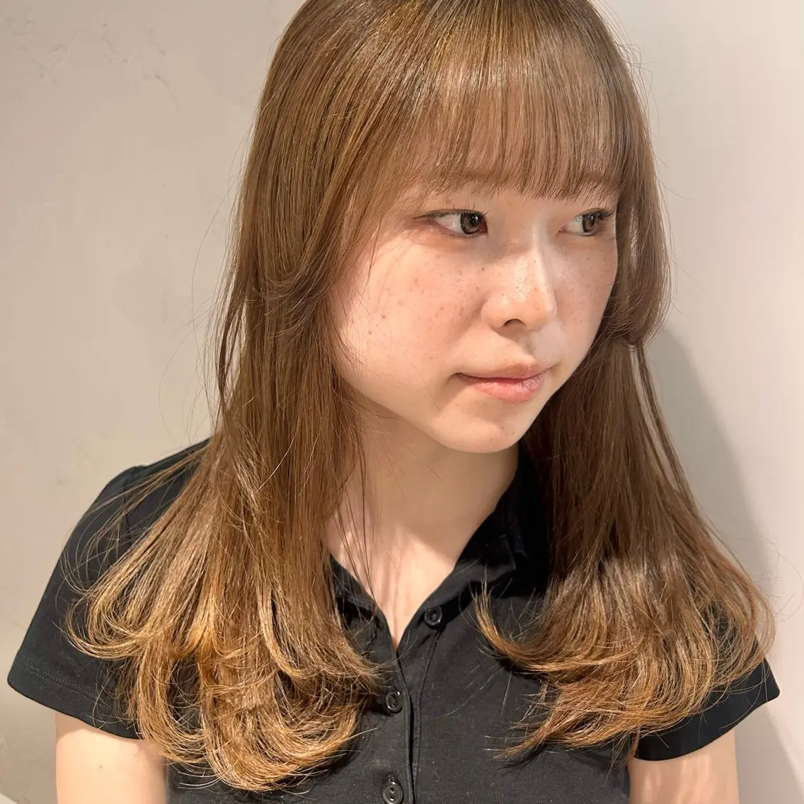 ロング カラー ブラウンカラー ダブルカラー ヘーゼル ベージュ/ブラウン 透明感カラー🍑のヘアスタイル