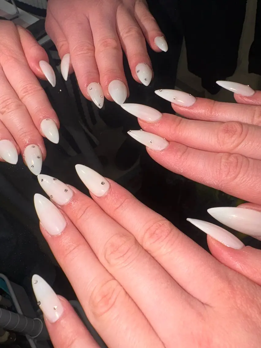 ネイル ワンカラーネイル 33nail✴️栄 スミレ❇️Gel-xのネイルデザイン
