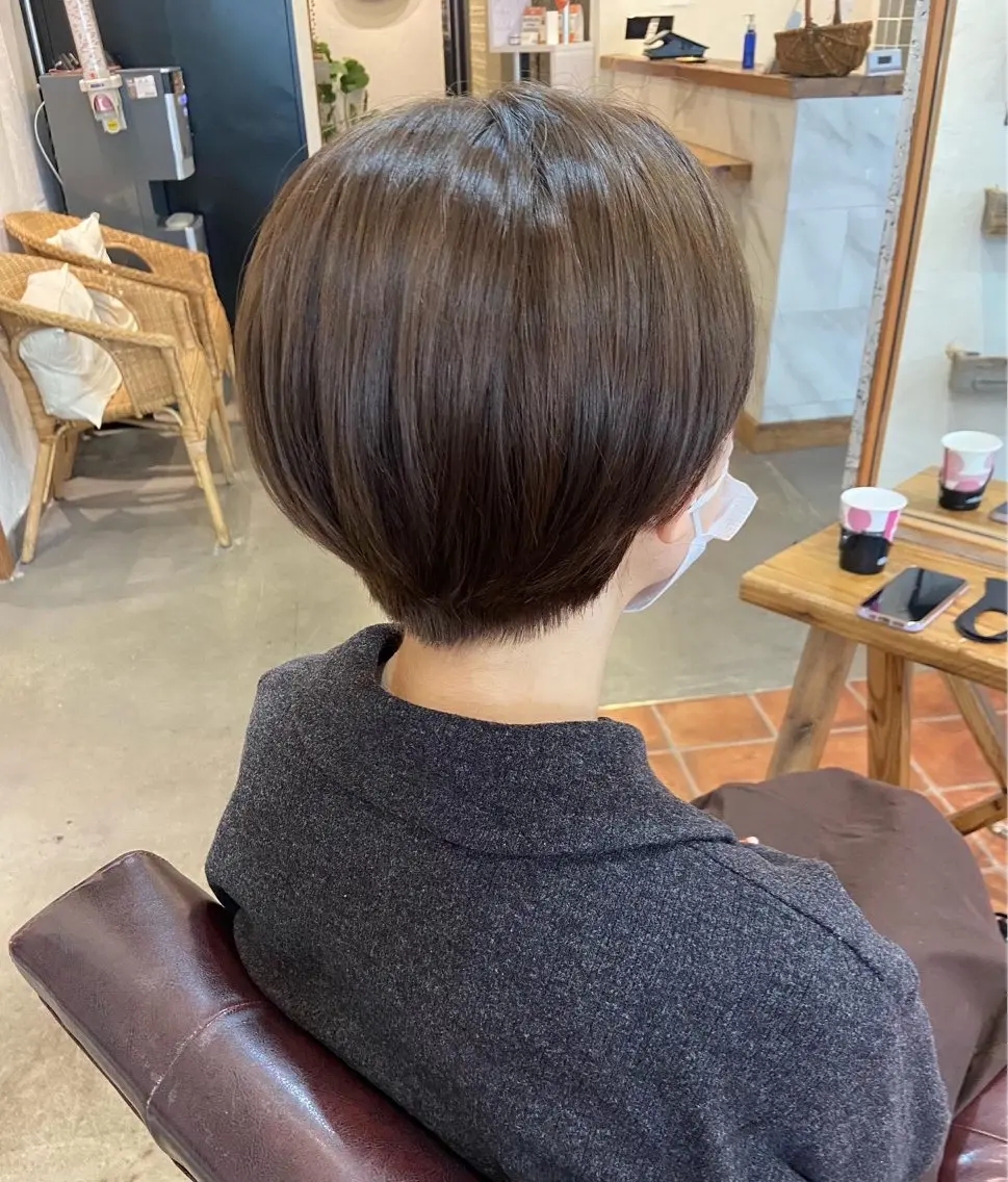 ショート 🎀ブリーチなし カラーyui🎀のヘアスタイル