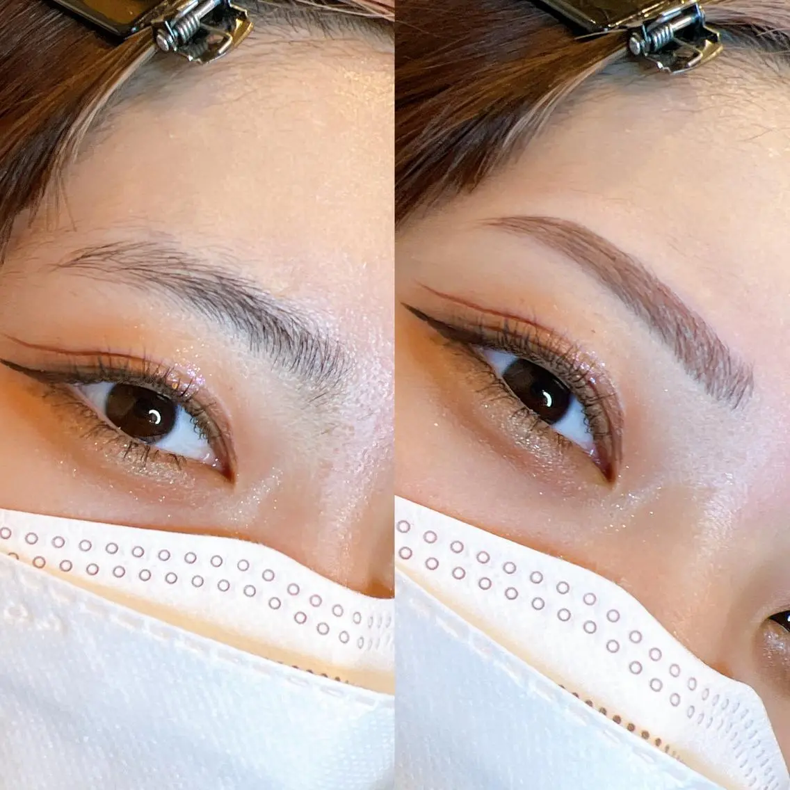 🌷ご新規様限定🌷美眉オーダーメイド(WAX脱毛&毛量調整&メイク)⚠️毛量調整ありの写真