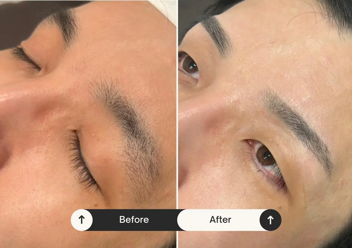 メンズ アイブロウ ビジネス メンズアイブロウ メンズ眉毛 西宮北口 Hagiharaの眉毛・アイブロウイメージ