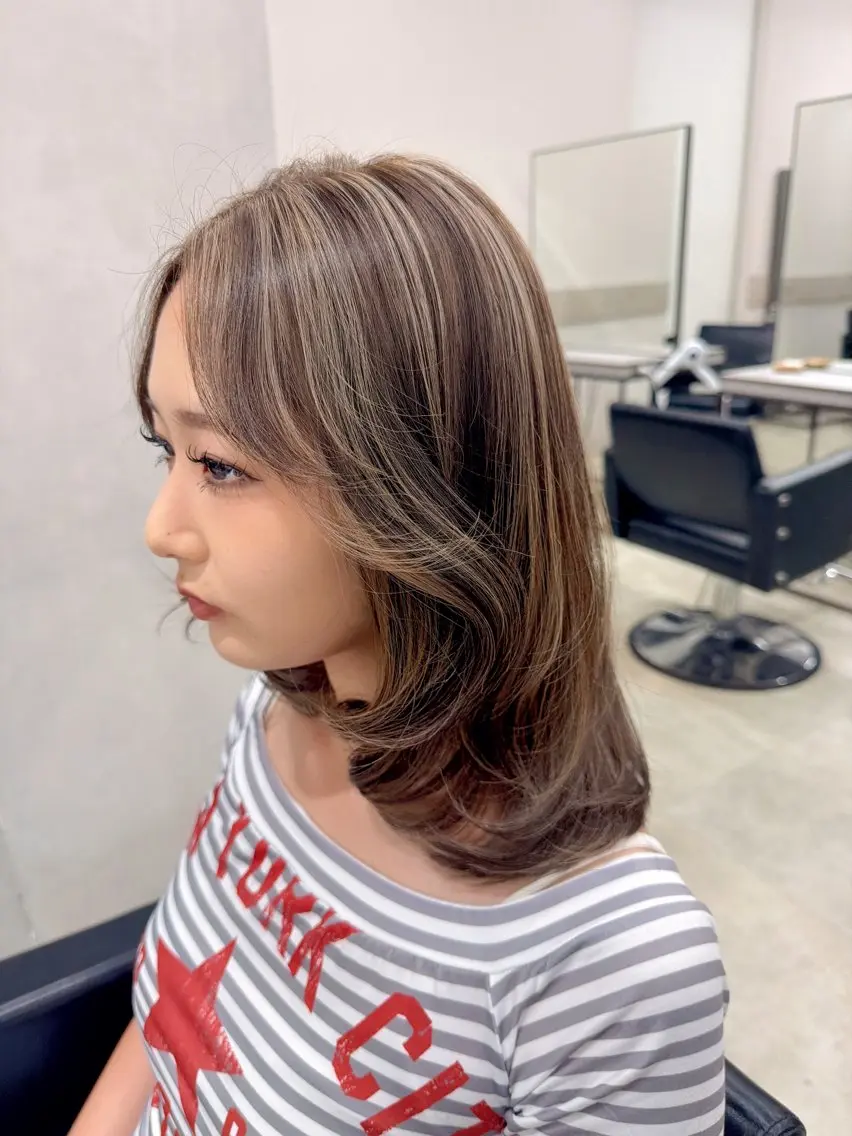 カラー 透明感カラー✨艶髪 制作🌱山根あゆみのヘアスタイル