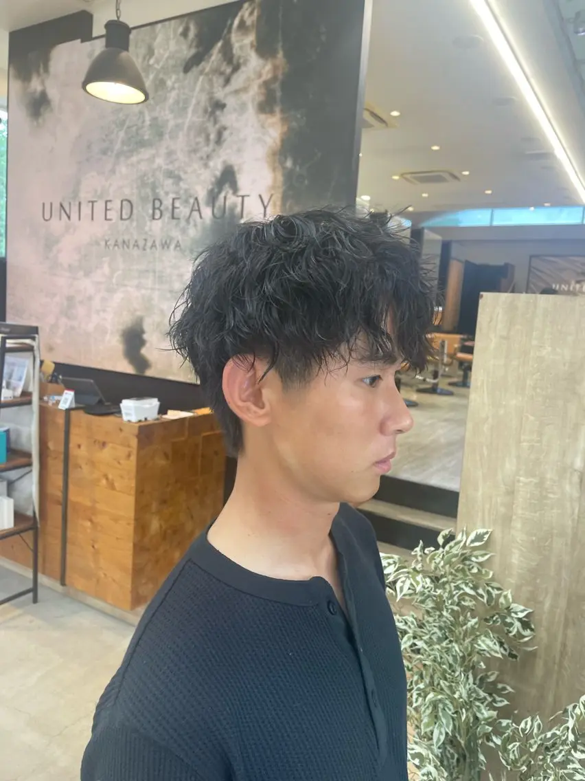 メンズ カット パーマ テラダ ユウシン西金沢のヘアスタイル
