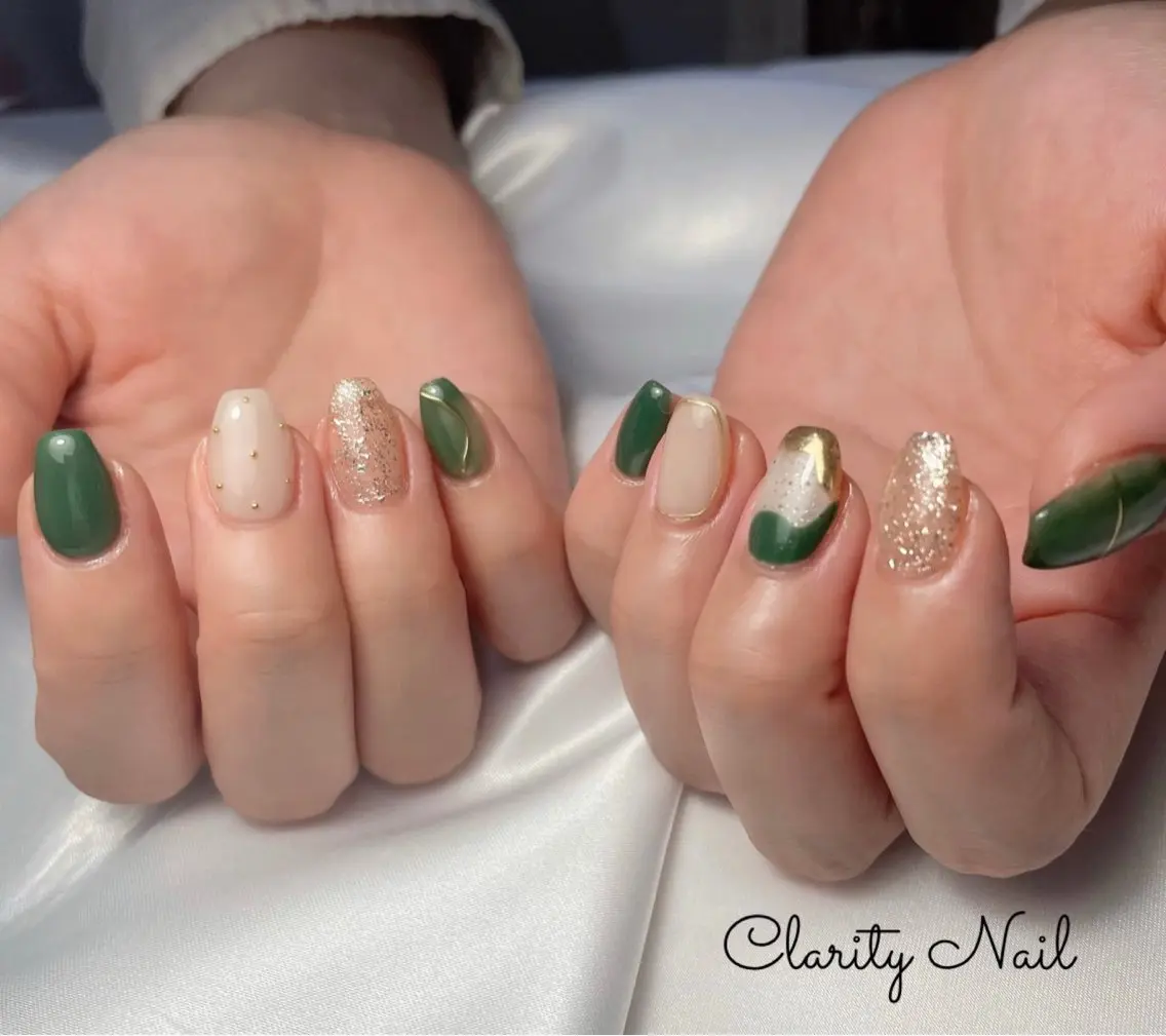 ネイル アートネイル 持ち込み ハンドネイル Clarity Nailのネイルデザイン
