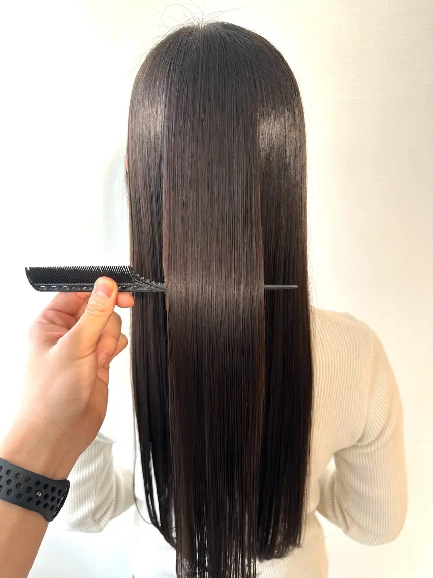 ロング カラー 髪質改善 トリートメント カット ヘアカラー トリートメント 🌈ハイトーン髪質改 善🌈polon🌟のヘアスタイル