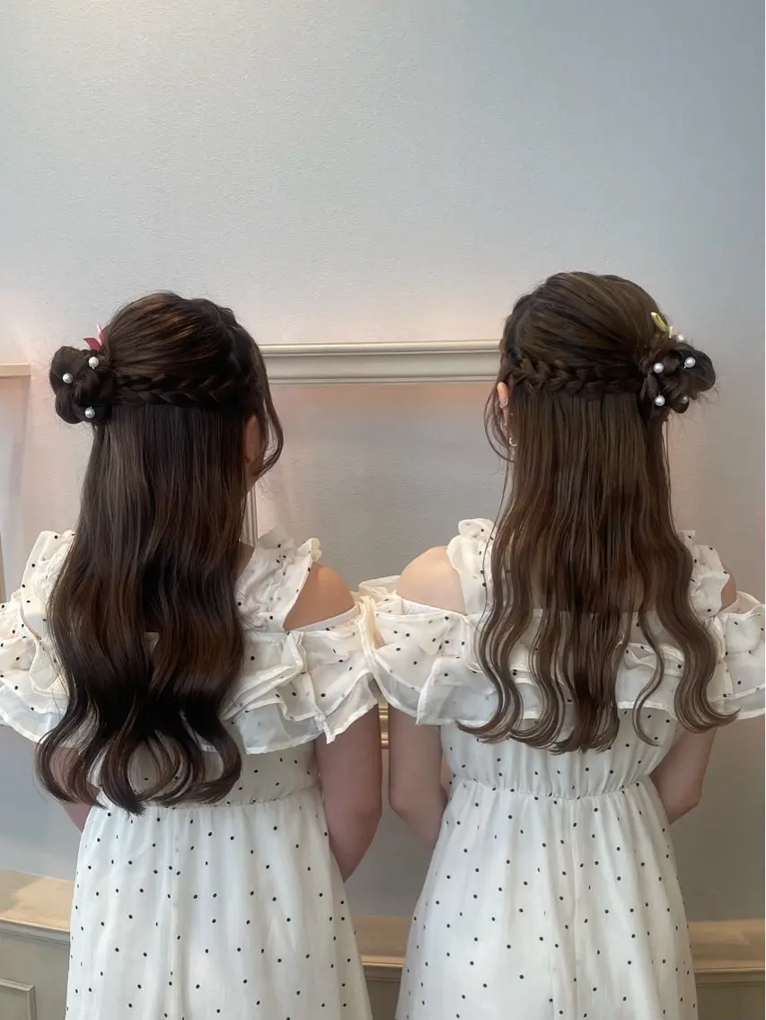 イベントヘアメ🎀♡    ライブ・コンサートの前に( ՞. ̫.՞)🪄︎︎の写真