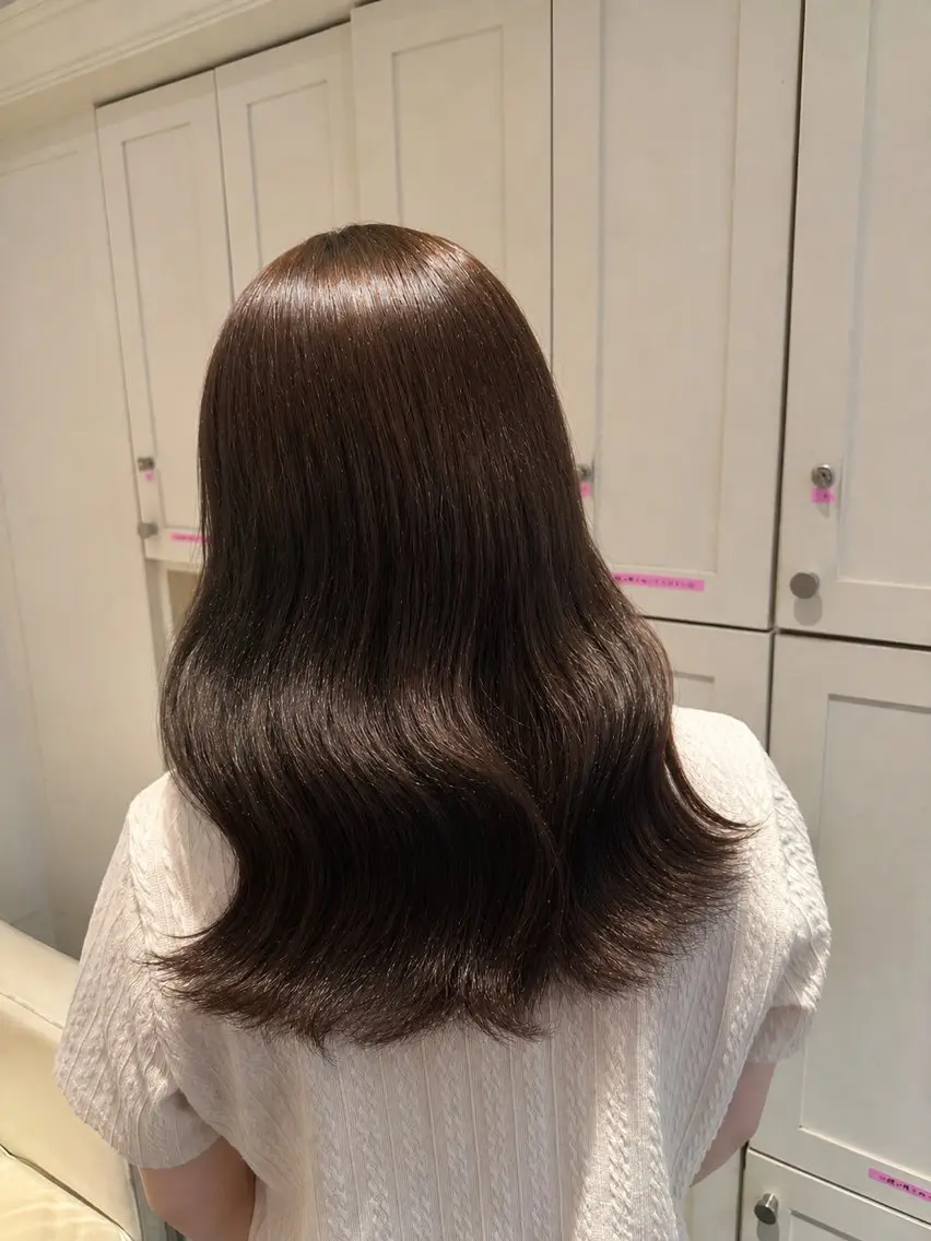【💇‍♀️ミニモ限定価格💇‍♀️】ブリーチ無しWカラー➕トリートメントの写真
