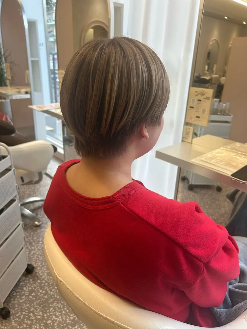 ショート カラー ノンダメージ ✂︎竹村まどかのヘアスタイル