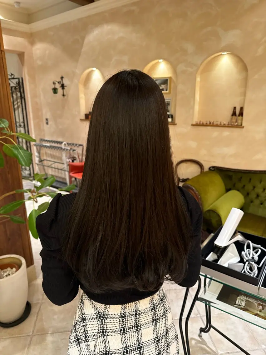 カラー ブラウンカラー ナチュラルブラウン 北島 菜々美のヘアスタイル