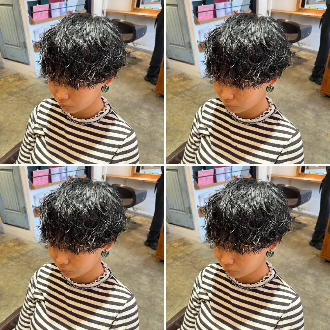 ショート パーマ カット パーマ トリートメント ヘアセット メンズパーマ特化 望月謙二郎のヘアスタイル