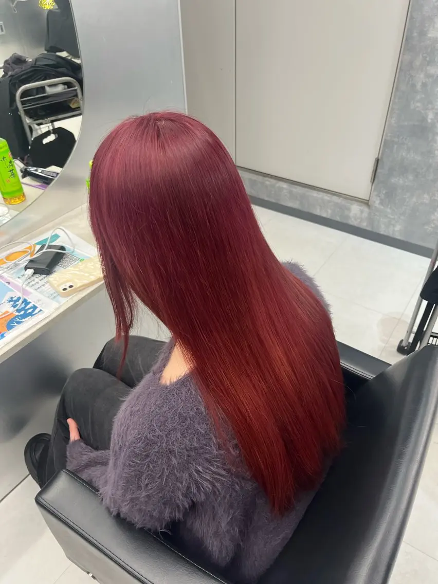 ロング pink hair 🩷mayu🩷のヘアスタイル