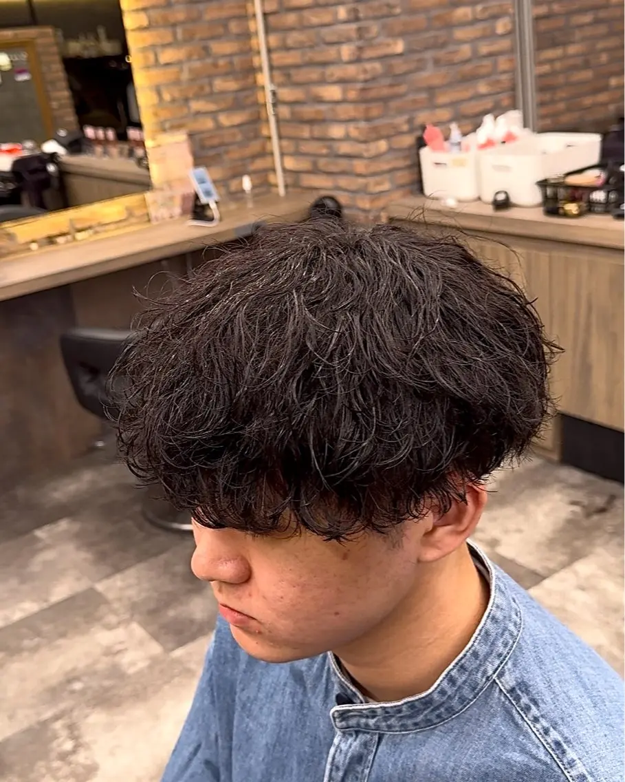 パーマ メンズ カット パーマ パーマ特化/ MANARUのヘアスタイル