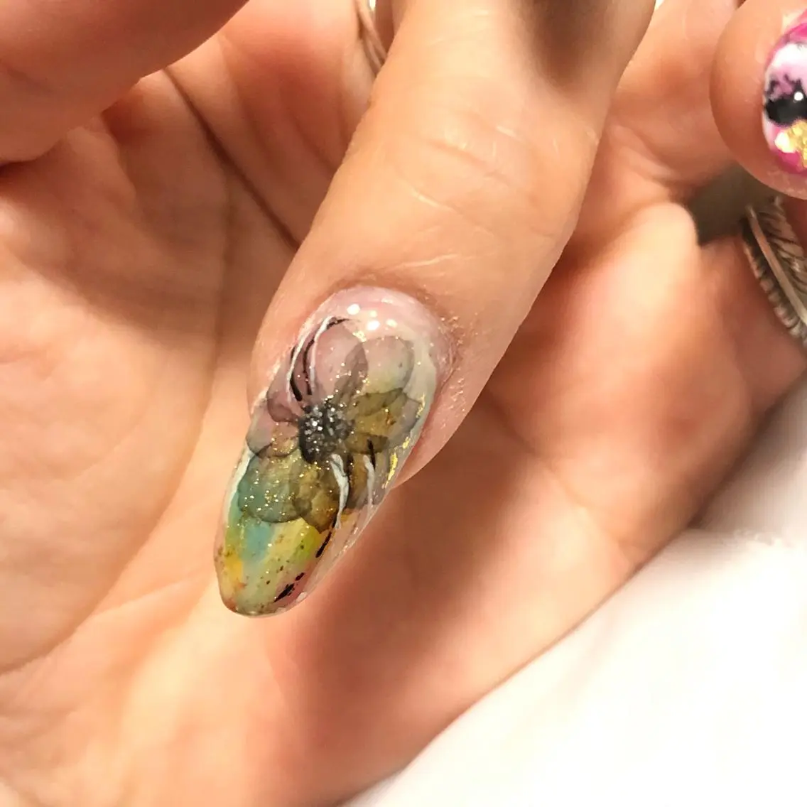 ネイル フラワーネイル 北名古屋市 A-Nailのネイルデザイン