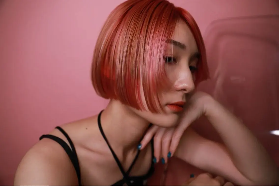 ショート カラー くまざき　なな /メンズモデル募集のヘアスタイル