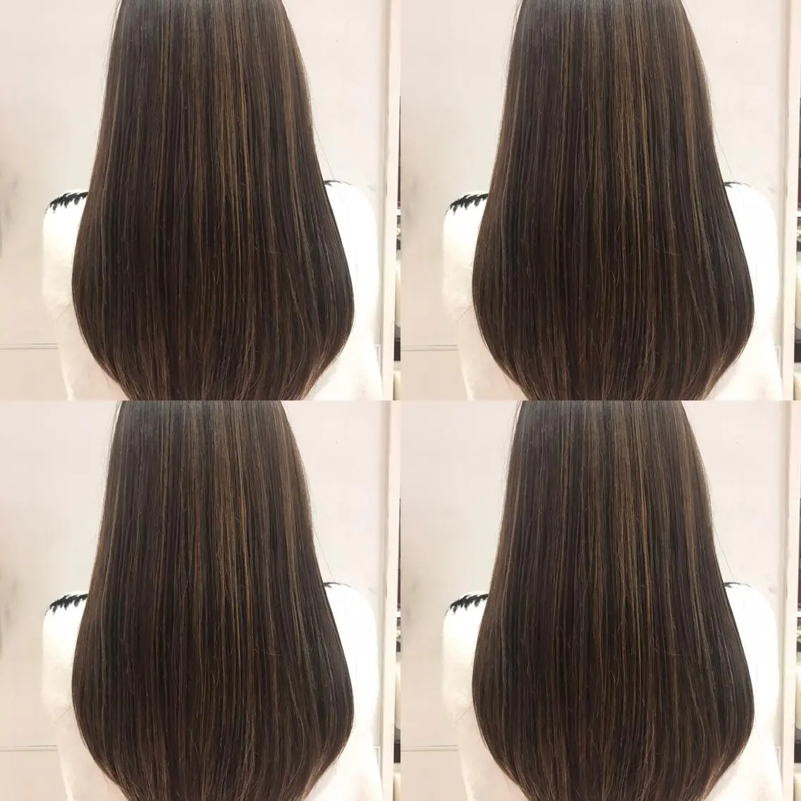 ロング カラー カット ヘアカラー 貝通丸 朱里のヘアスタイル