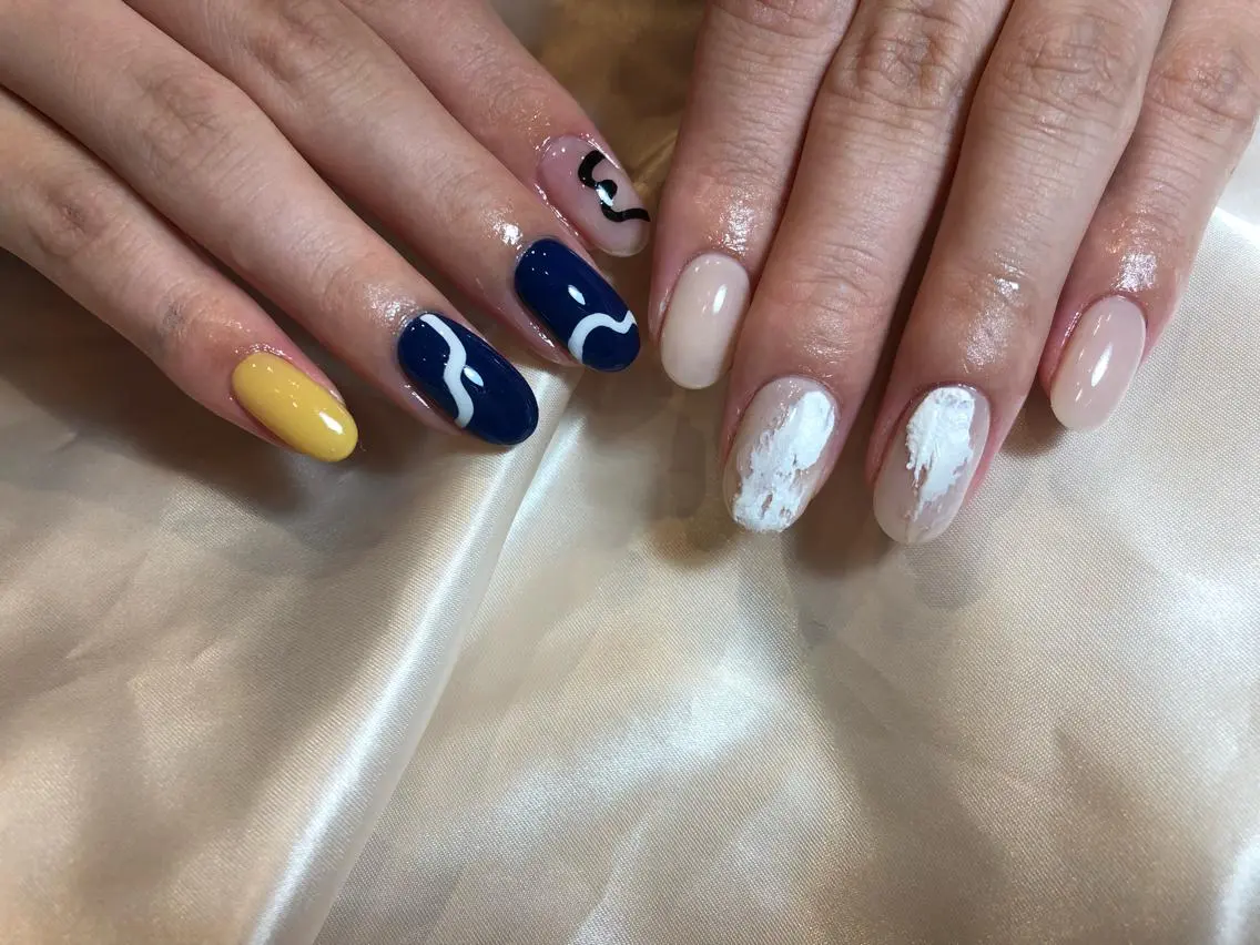 ネイル パラあり！フィルイン 美フォルムのネイルデザイン