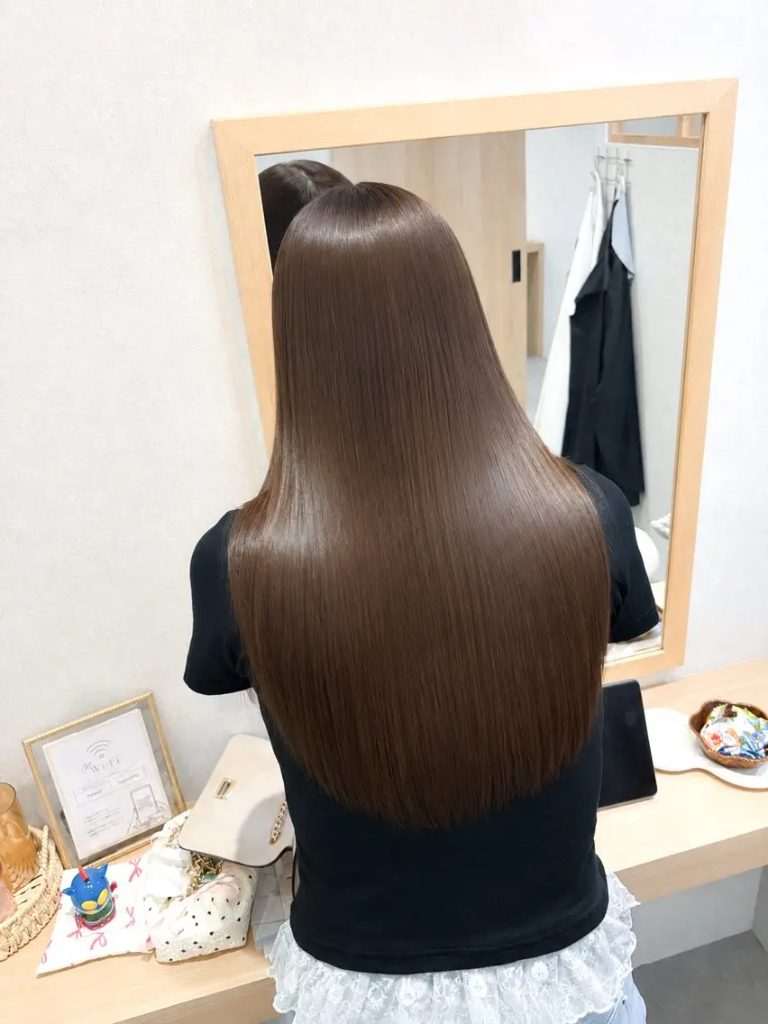 ロング カラー 透明感/チョコカラー 💍TAMA💍のヘアスタイル
