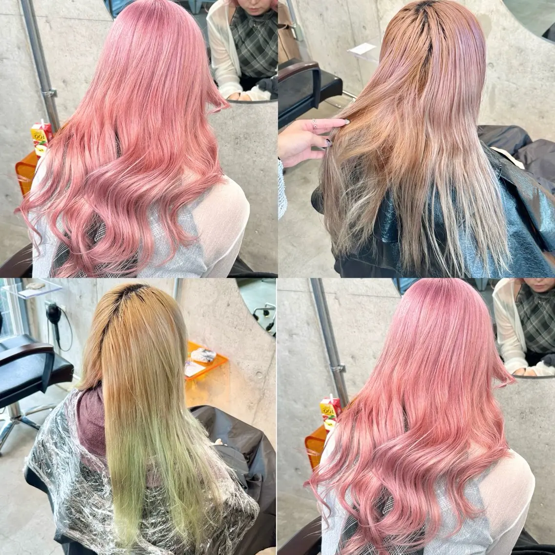 ロング ヘアカラー トリートメント ౨ৎムラ修正ブリーチ 🤍原宿/YUUのヘアスタイル