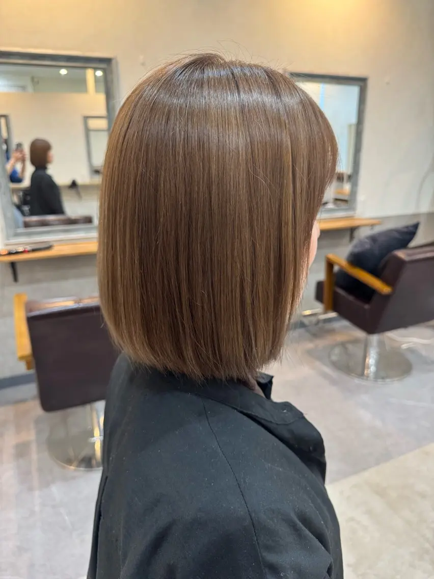 ショート カラー ベージュカラー 船橋 Nerine 【ネリネ】かえでのヘアスタイル