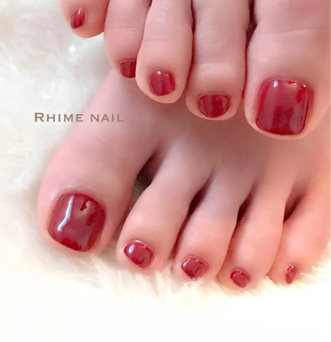 ネイル アニマル柄 アートネイル フットネイル ニュアンスネイル オフィスネイル Rhime nail ライムネイルのネイルデザイン
