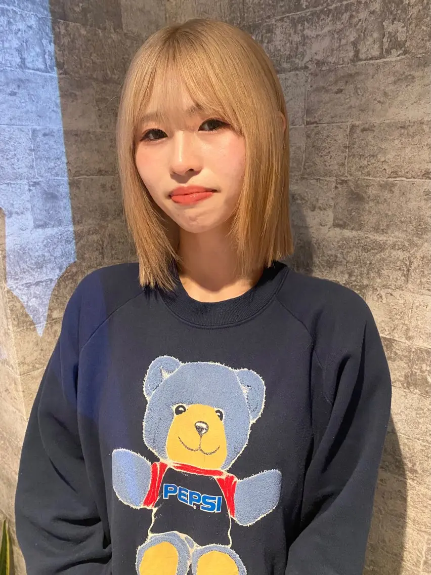 ミディアム カラー カット ヘアカラー トリートメント mai / linoah˚✧のヘアスタイル