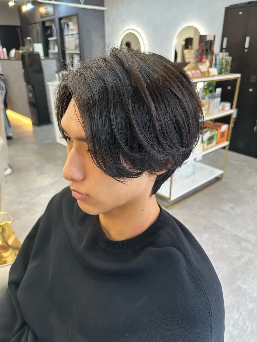 カット+シャンプー+ナノバブルケア+眉パーマ&シートワックス脱毛 スタイル相談OK🙆♂️ メンズにもおすすめ🌟の写真