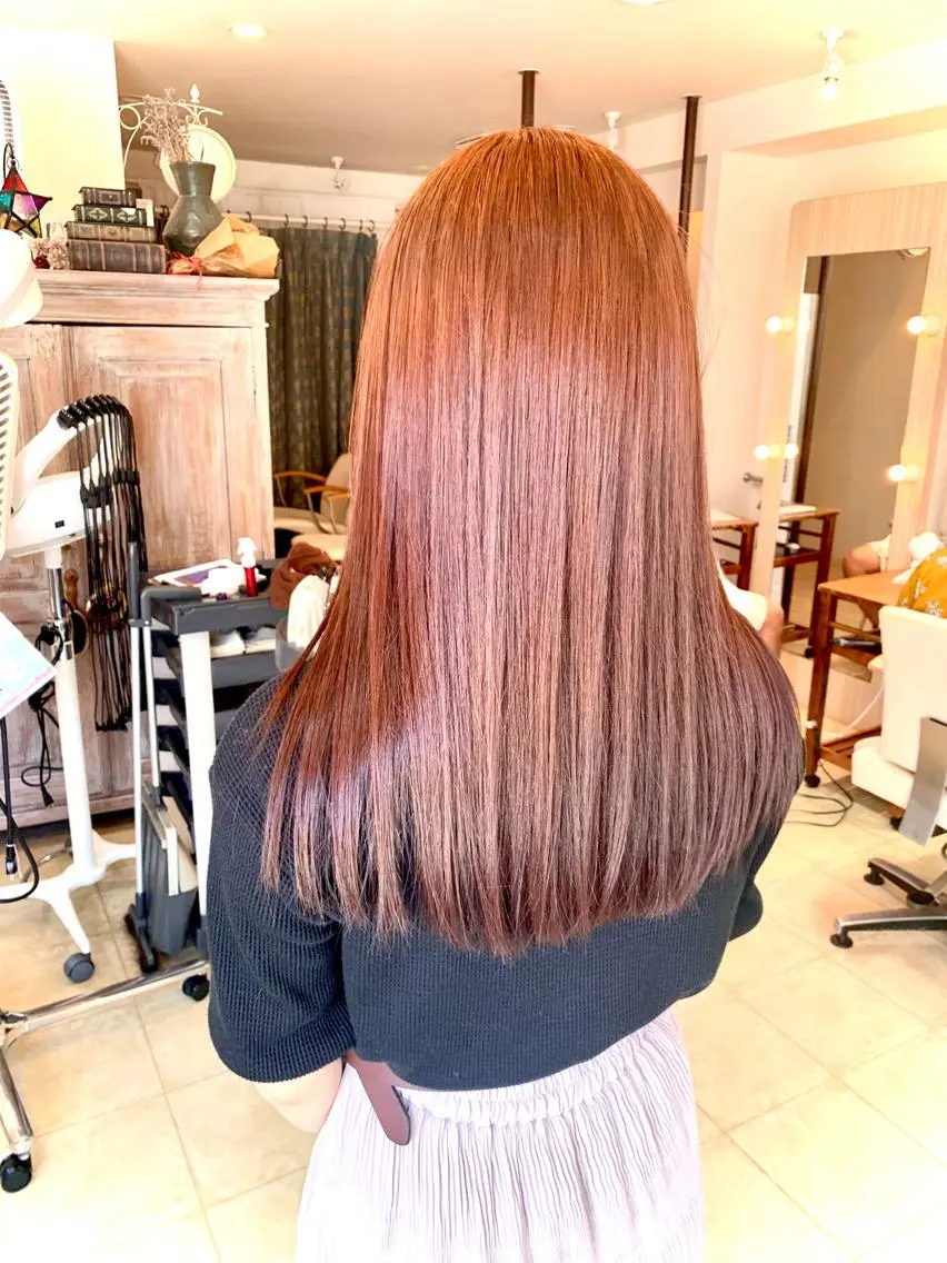【縮毛矯正+カット】トリートメント+スパ☆ 【想像以上の手触り・ツヤサラ髪】¥19800〜の写真