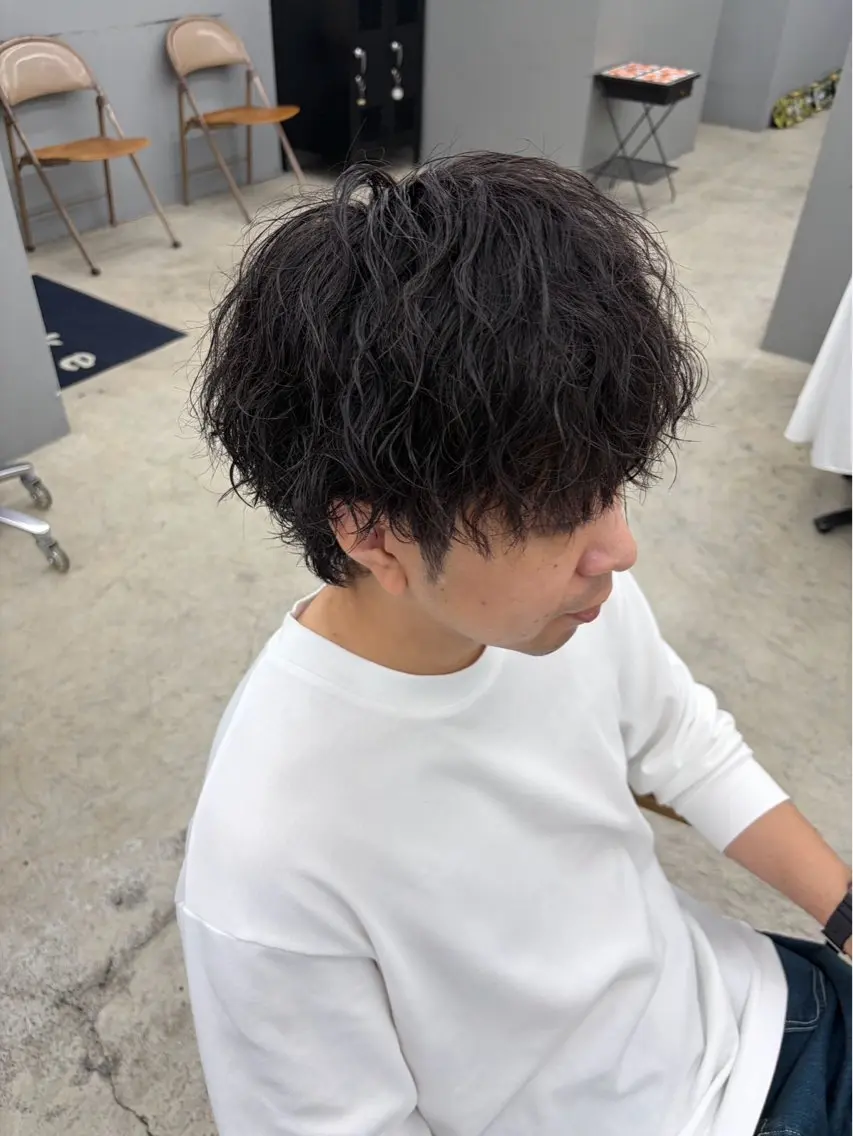 ショート パーマ メンズ メンズ専門サロン wokeのヘアスタイル
