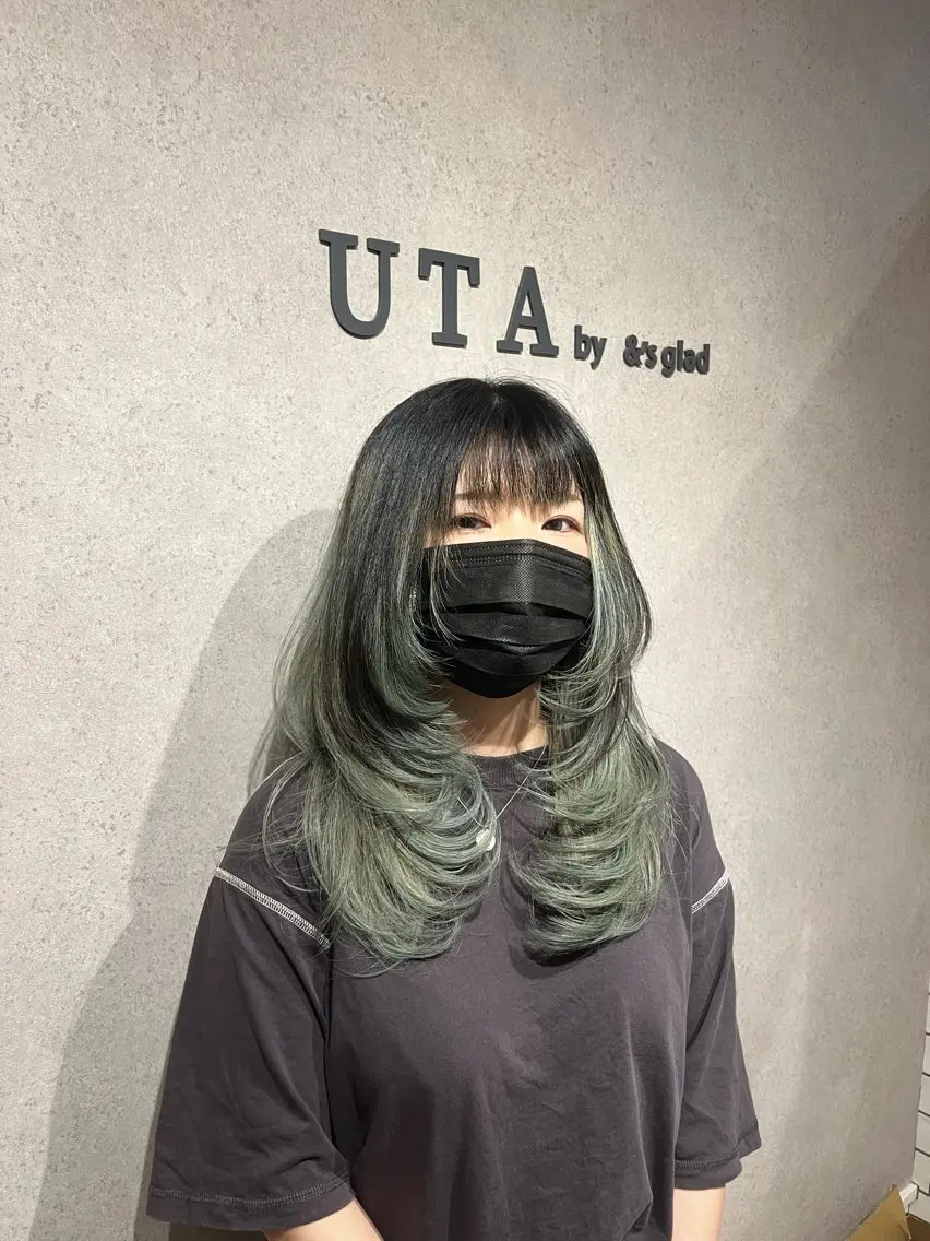 レイヤーカットの写真