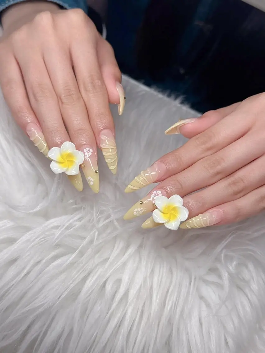 ネイル 長さ出し グラデーション 卒業式 キラキラネイル マグネットネイル ハンドネイル Lee Nailsのネイルデザイン