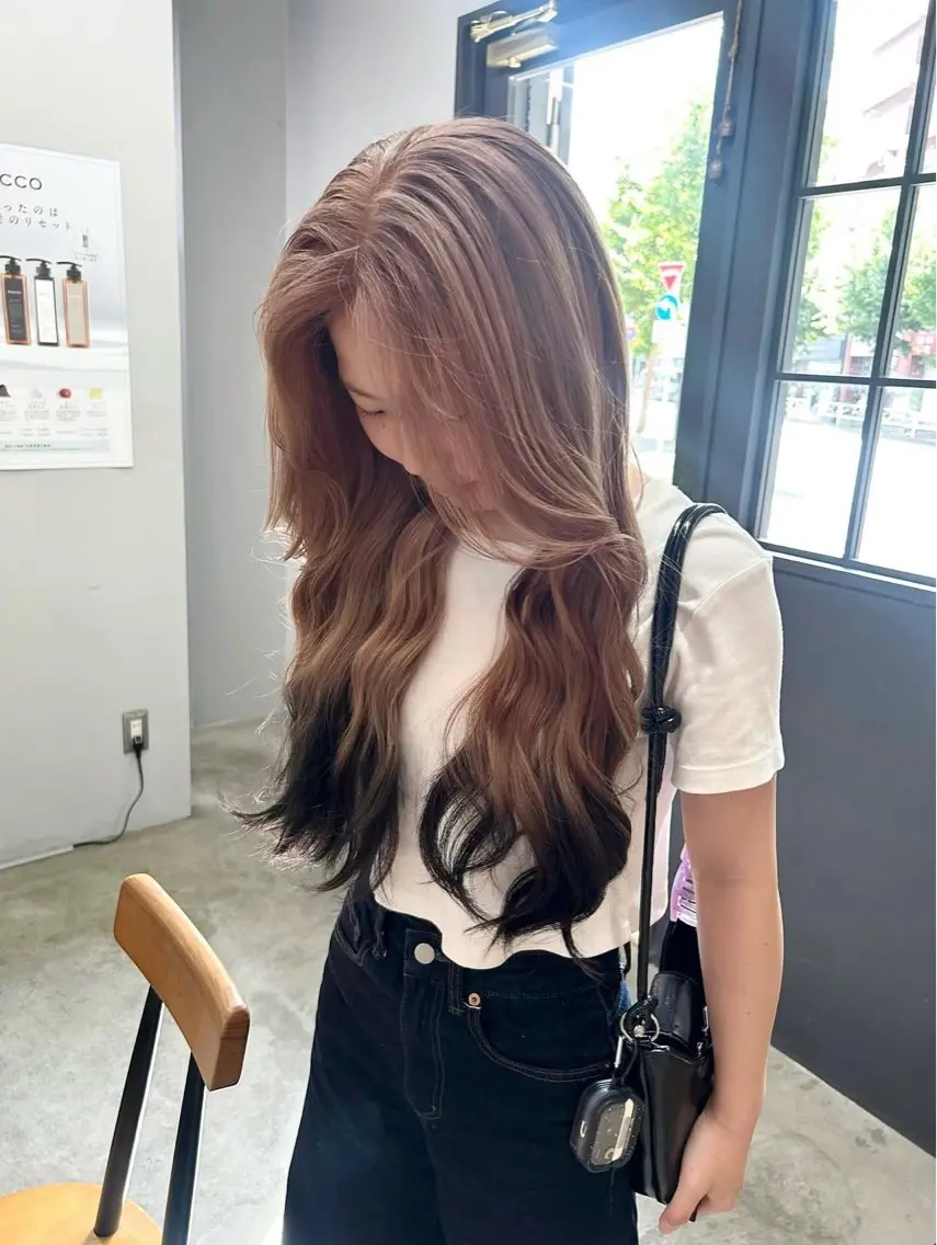 ロング カラー ラフで可愛いヘア 🐈‍⬛Rukaのヘアスタイル