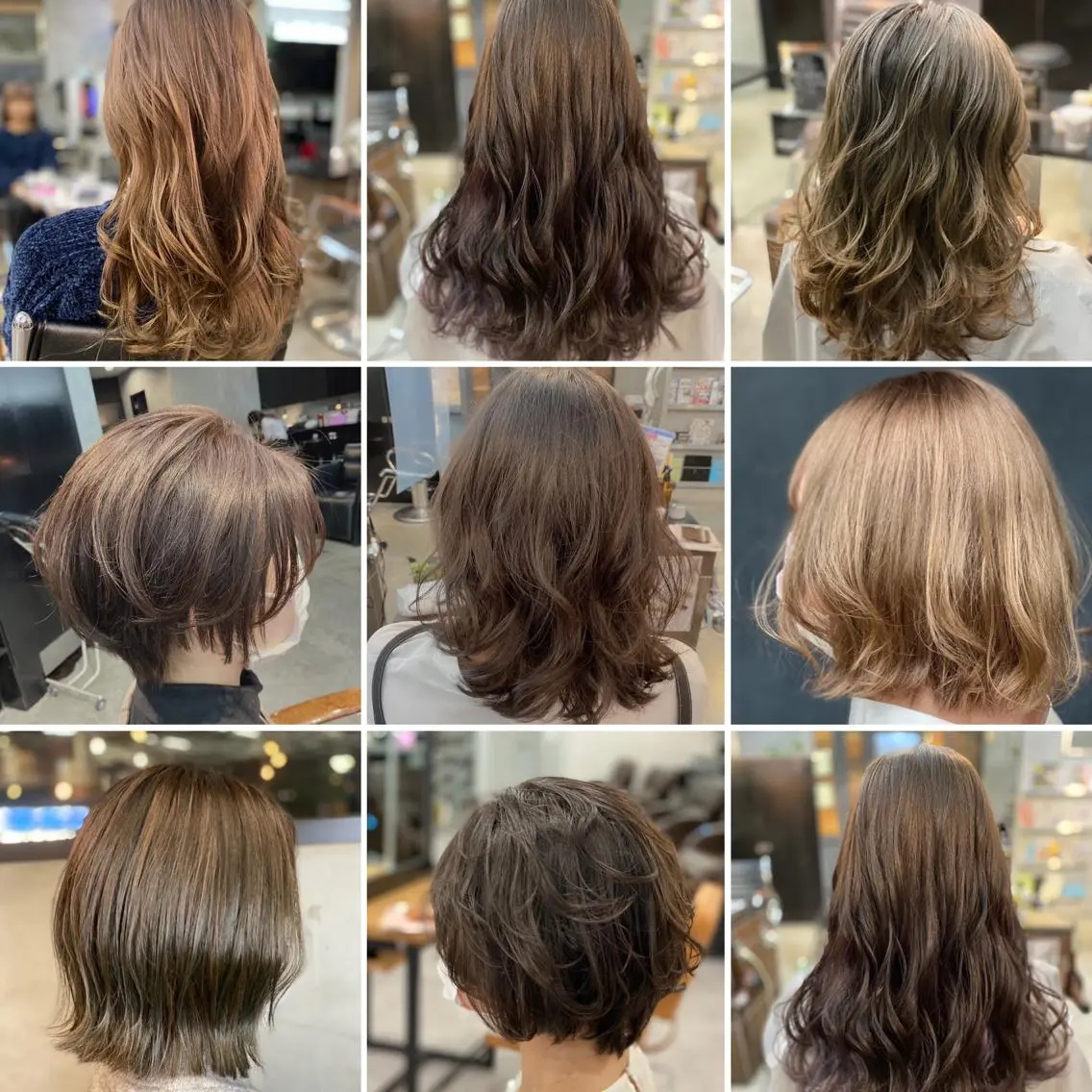💐大事な日にピッタリ🎀コテ巻き仕上げ付き🎀カット+全体透明感カラーの写真
