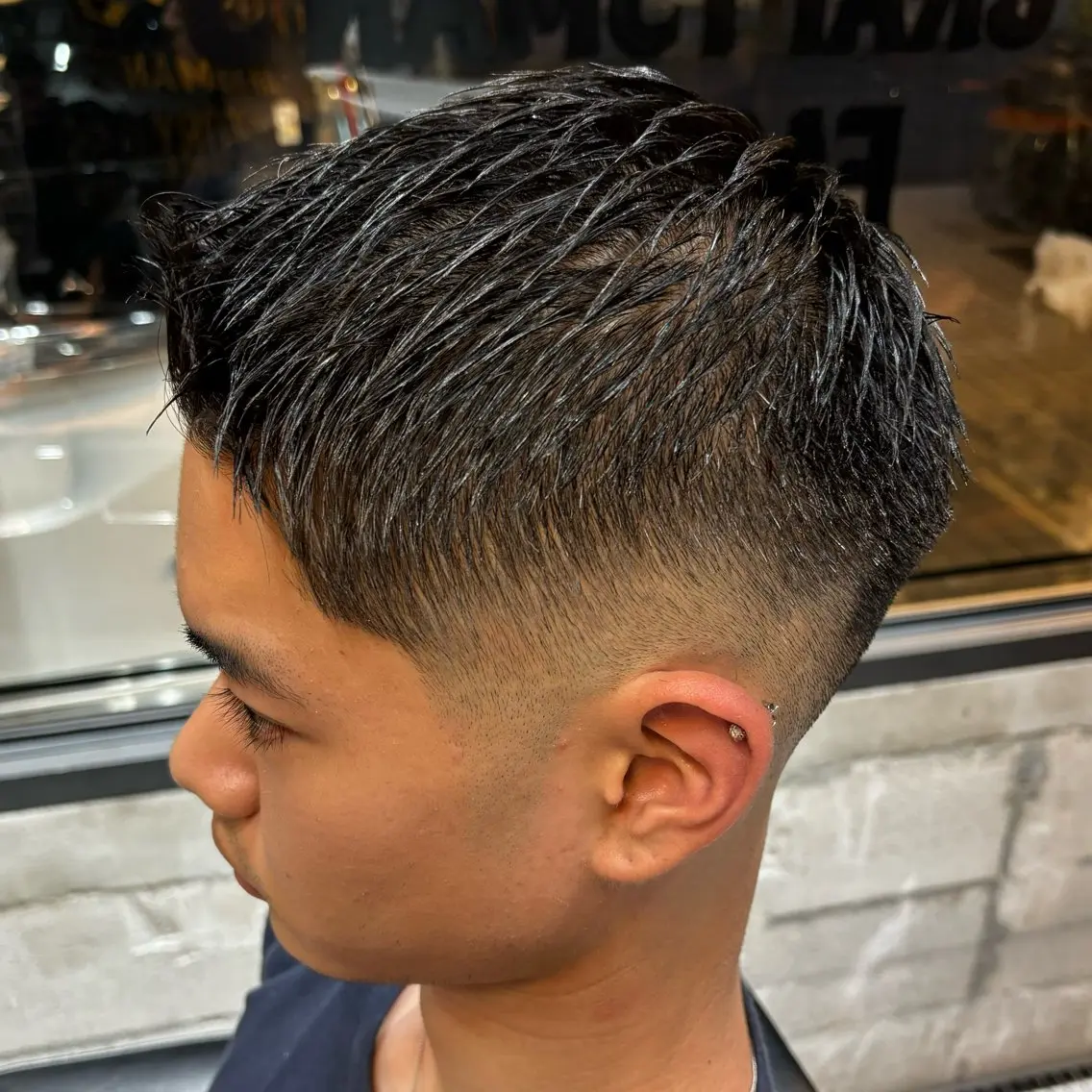 メンズ ビジネス フェードカット スキンフェード 💈AOTA KEISHI💈のヘアスタイル