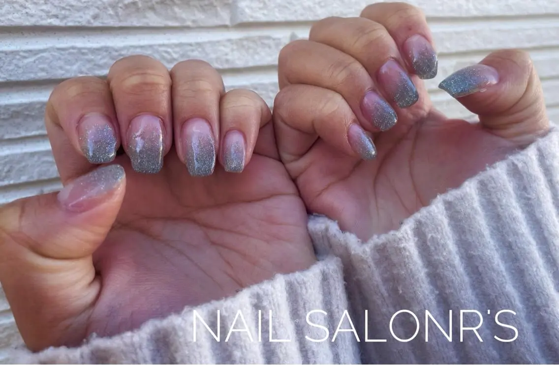 ネイル フラッシュネイル グラデーション ラメ(グリッター) ラメグラデーション nail salon R'sのネイルデザイン