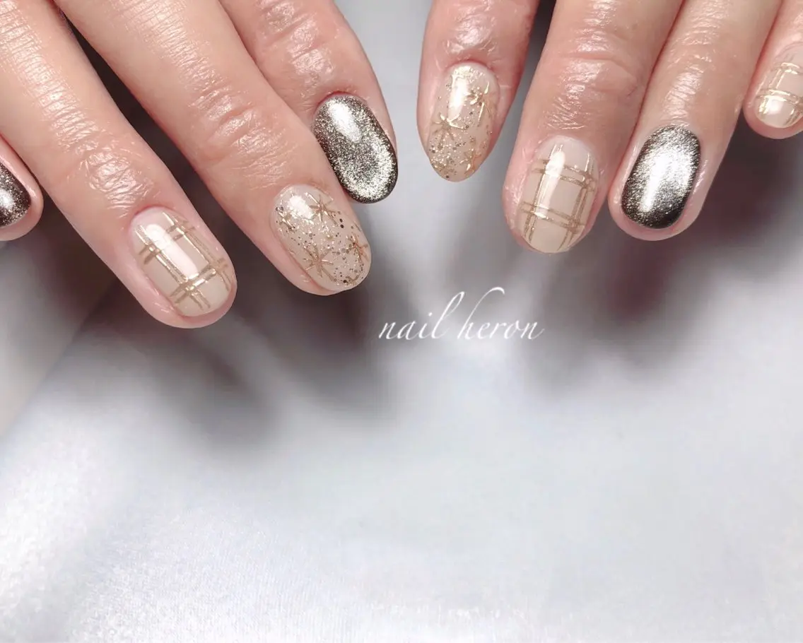 ネイル ハンドネイル saki_ nail heronのネイルデザイン