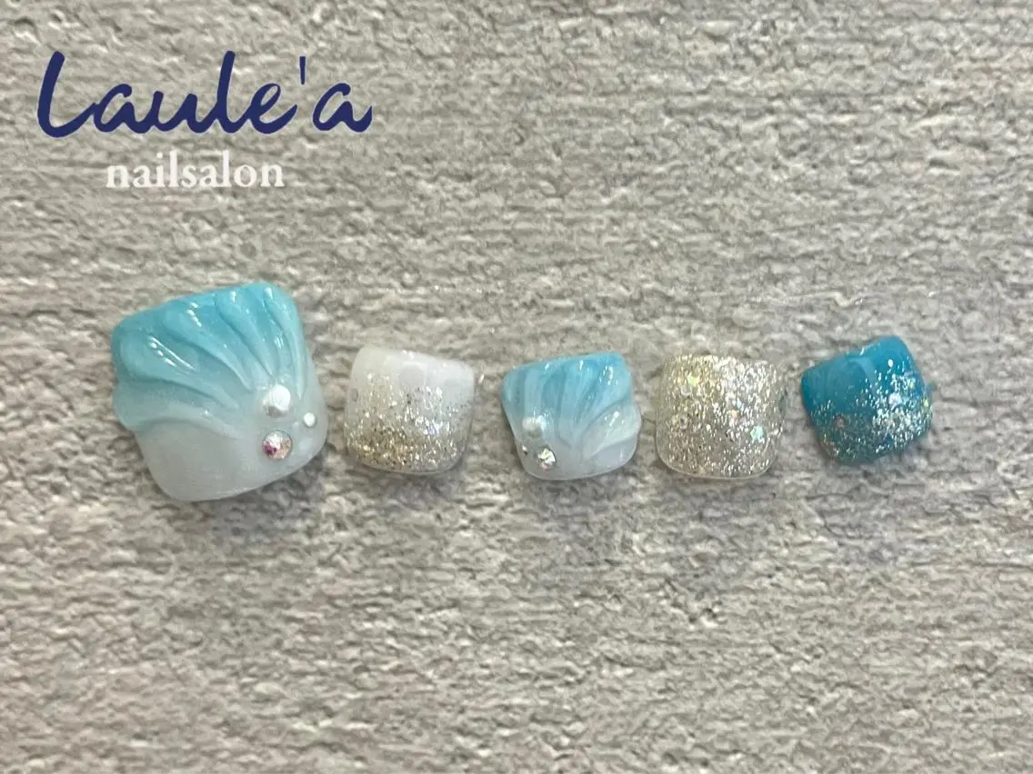 ネイル フットネイル Laule’a 昭島店のネイルデザイン