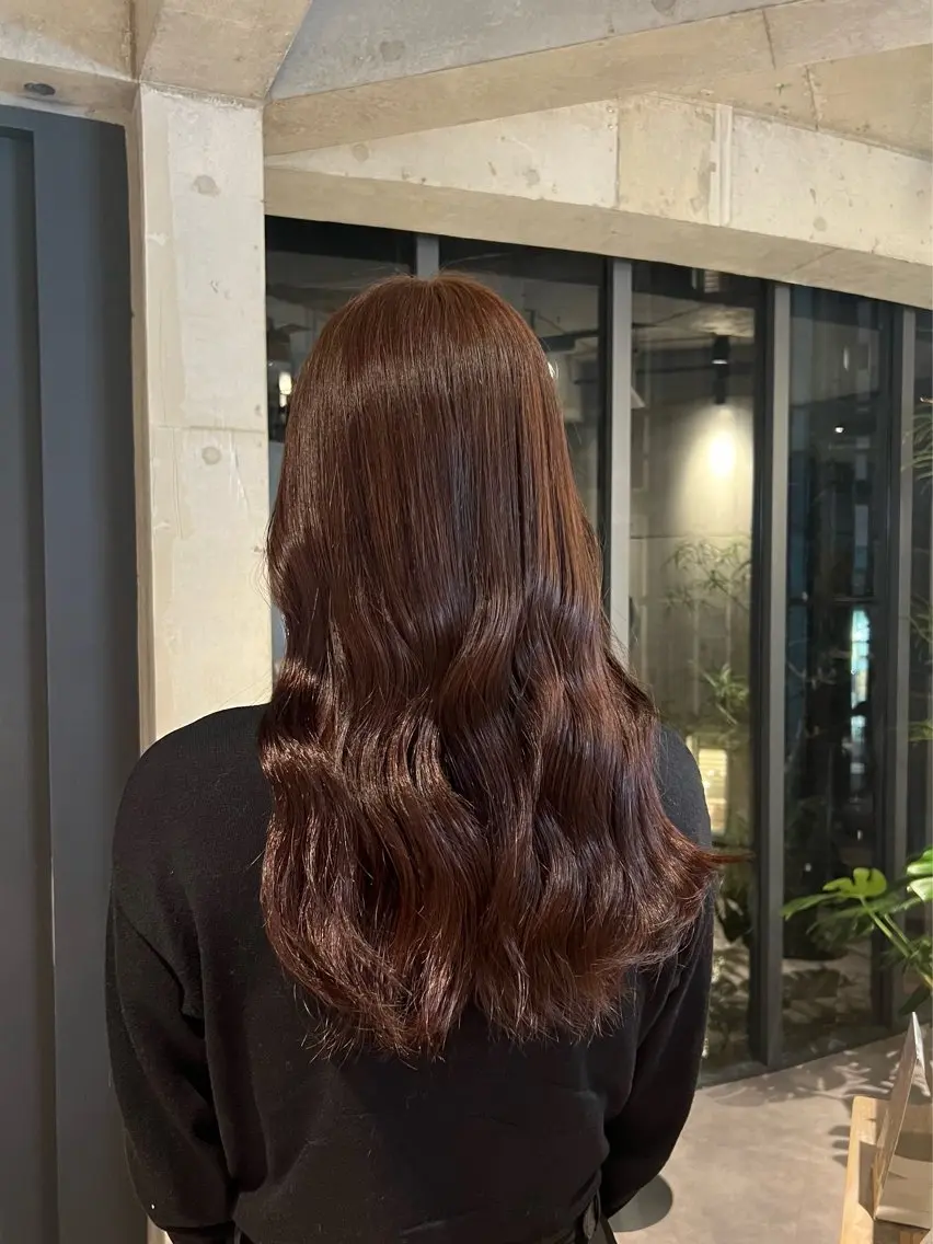 ロング カラー ベージュカラー yuri/中目黒 /レイヤー/ボブのヘアスタイル