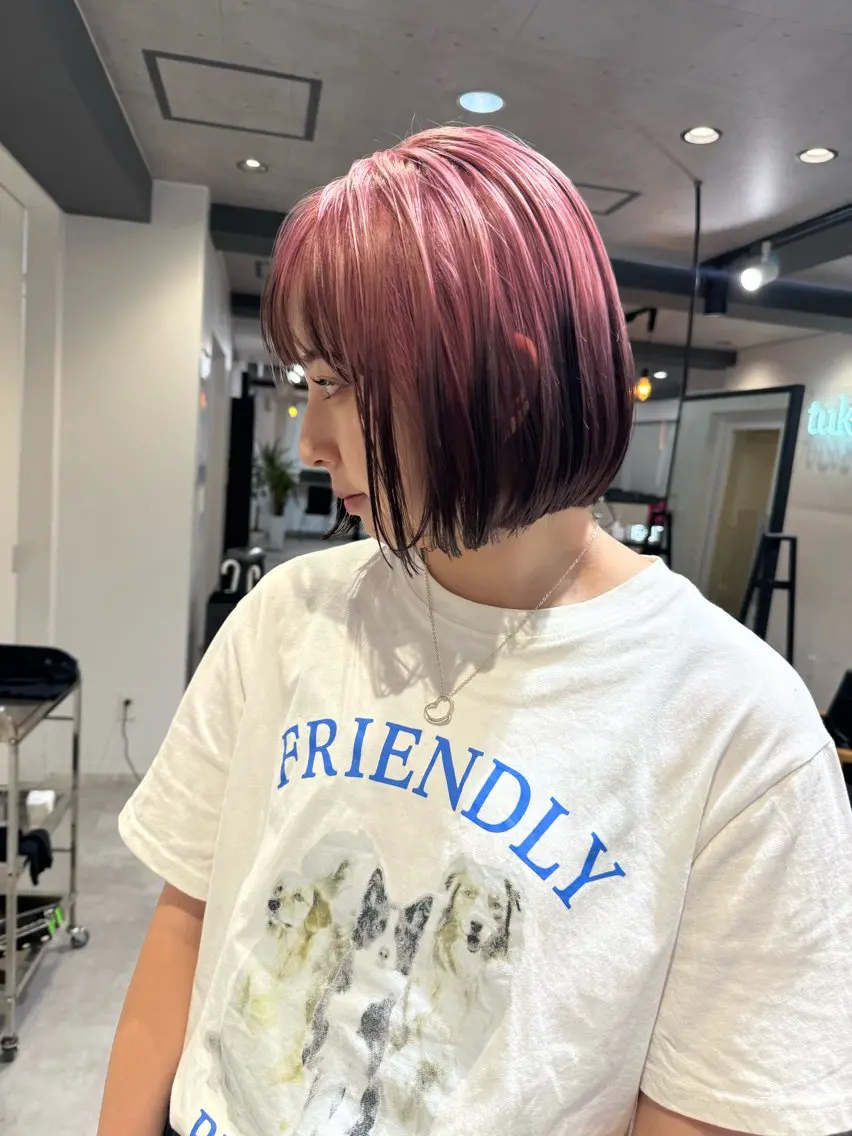ショート カラー カット ヘアカラー トリートメント ダブルカラー🩰 CHIHIRO👒のヘアスタイル