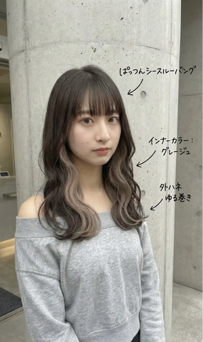 ミディアム カット ヘアカラー トリートメント 口コミ150件超え 💬☘️笹岡航太のヘアスタイル