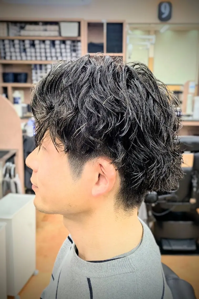 ショート パーマ ツイストパーマ 理容プラージュ燕三条 福井のヘアスタイル