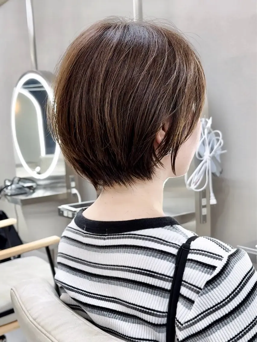 ショート カラー カット ヘアカラー ショート/レイヤー /札幌/小山内のヘアスタイル