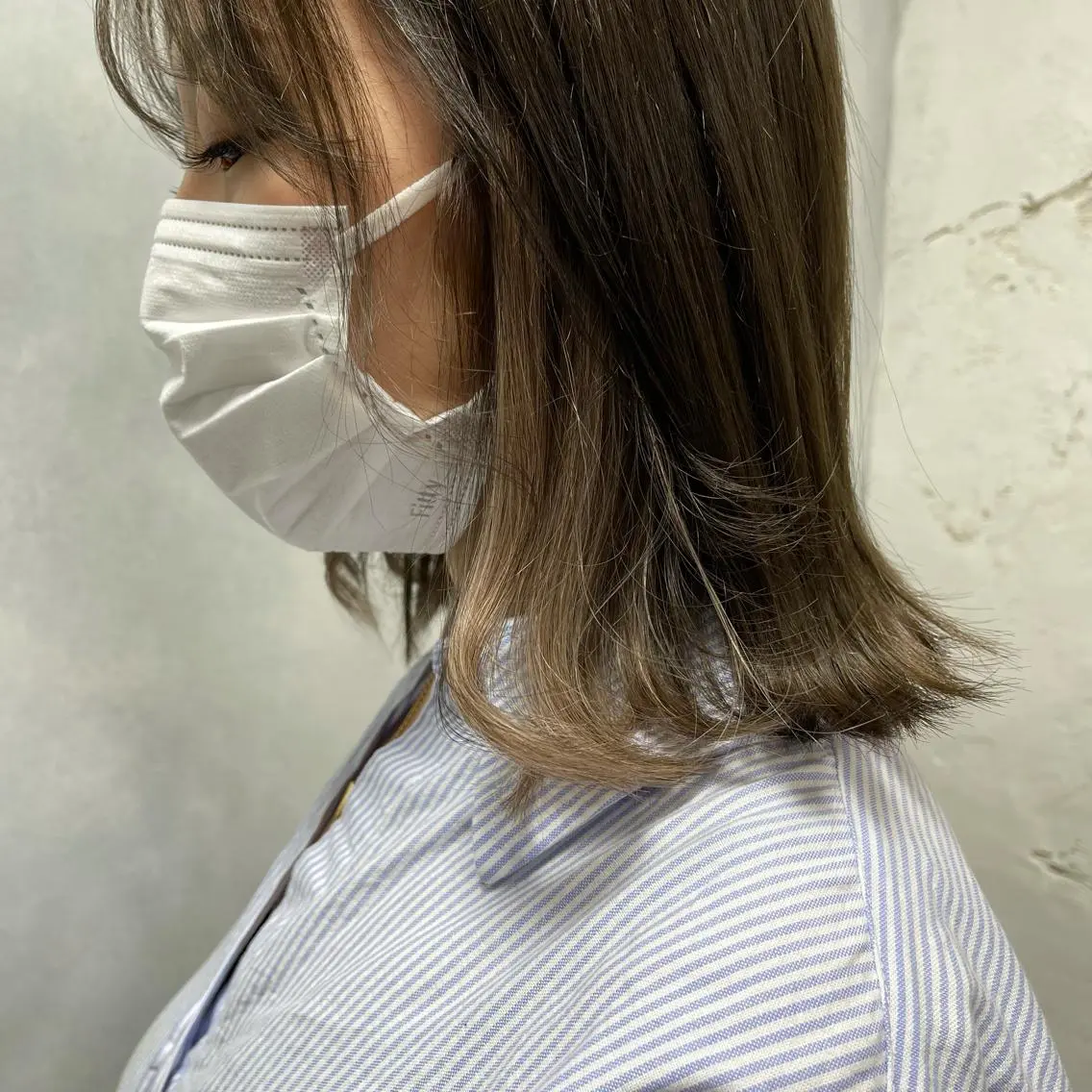 セミロング カラー インナーカラー nameless miichiのヘアスタイル