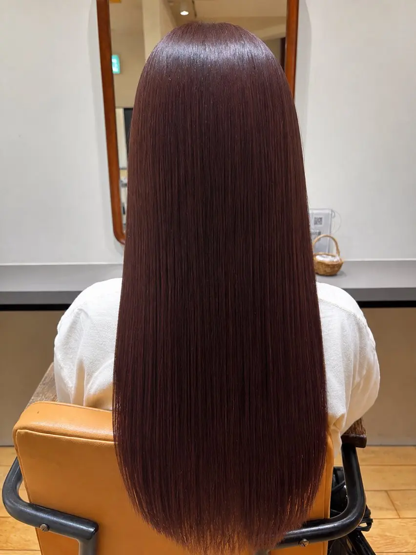 カラー CLAPSコハク モデル募集のヘアスタイル
