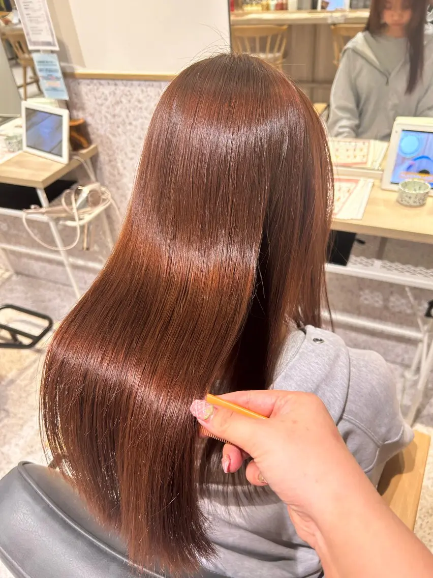 カラー ♡透明感カラー★ ネイル/しの♡のヘアスタイル